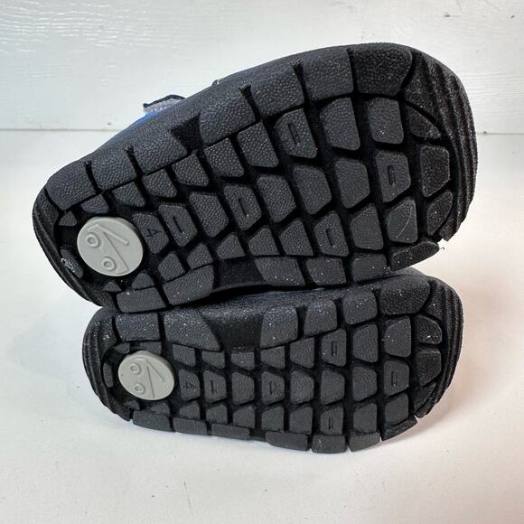 See Kai Run, Toddler Winter Boots, US Size 4 Black/Blue/Gray Insulated Fur Loop - Picture 6 of 7